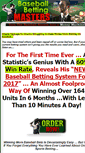 Mobile Screenshot of baseballbettingmasters.com